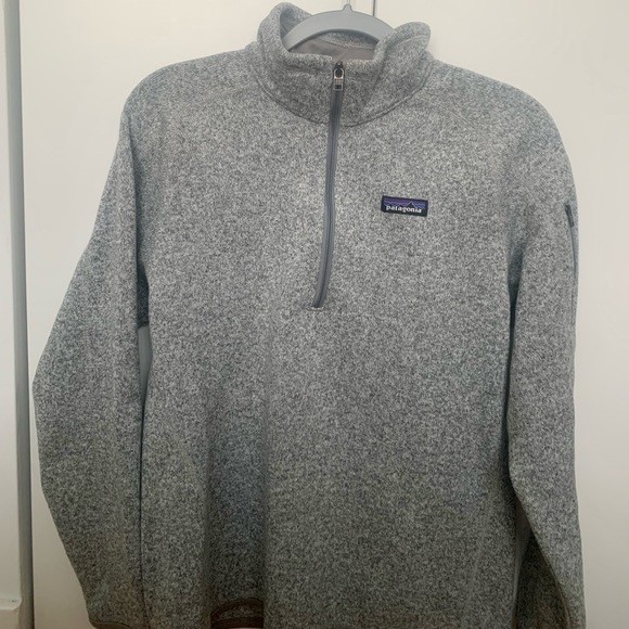 Patagonia Grey Fleece Quarter Zip - Picture 2 of 4